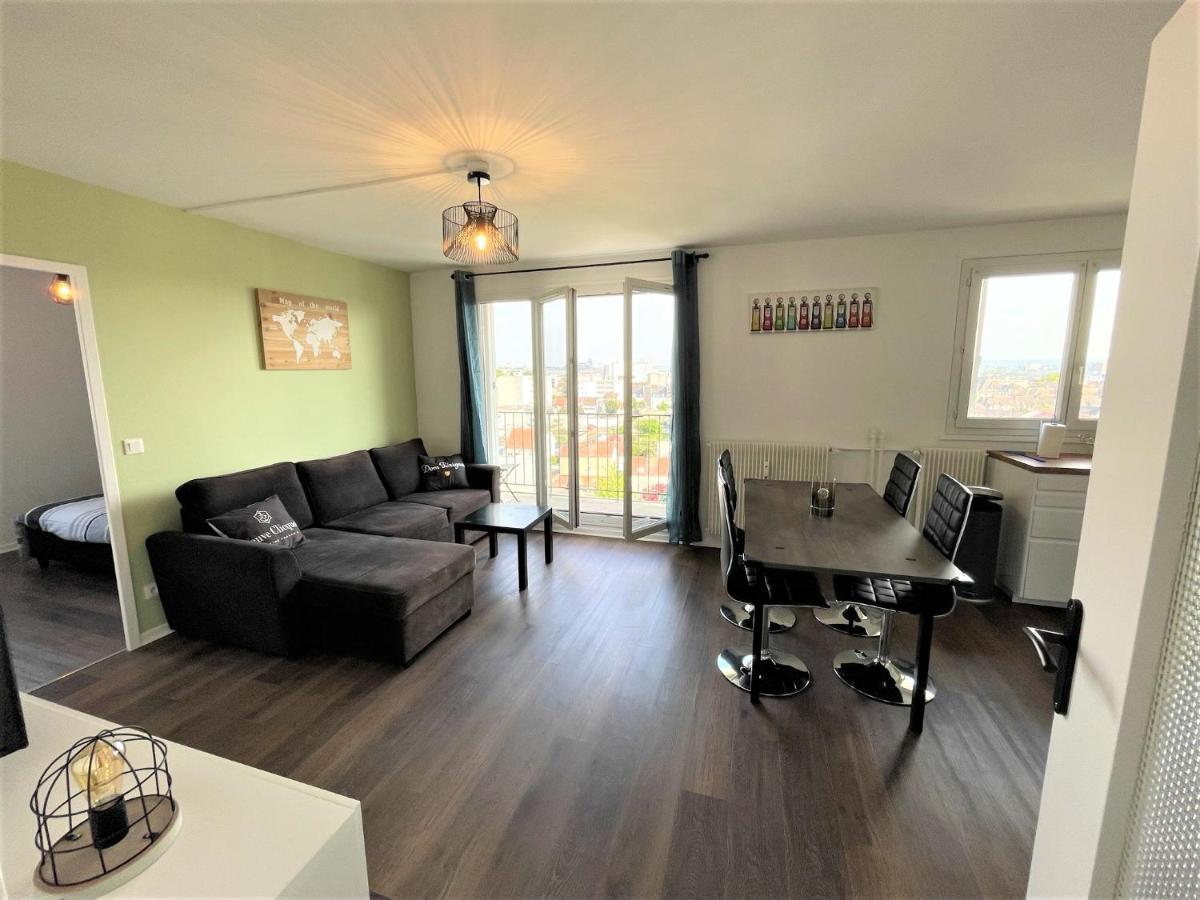 Brossolette Appartement T2 Spacieux Et Lumineux Balcon Vue Degagee 兰斯 外观 照片