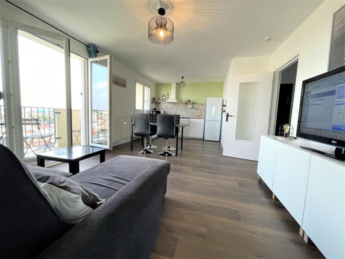 Brossolette Appartement T2 Spacieux Et Lumineux Balcon Vue Degagee 兰斯 外观 照片